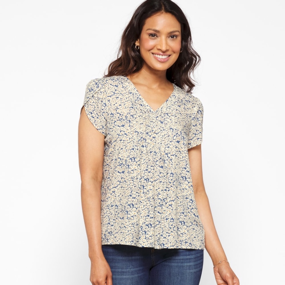 Monday Fun Sue Tulip Sleeve Top